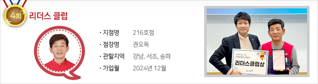 리더스 클럽 4회 216호점