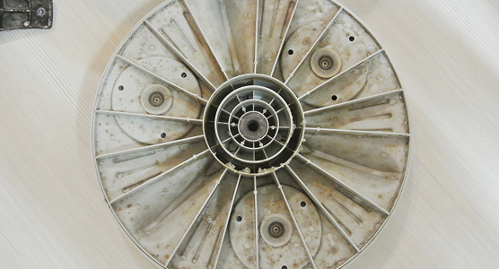 드럼통 삼발이 오염 청소 전 사진